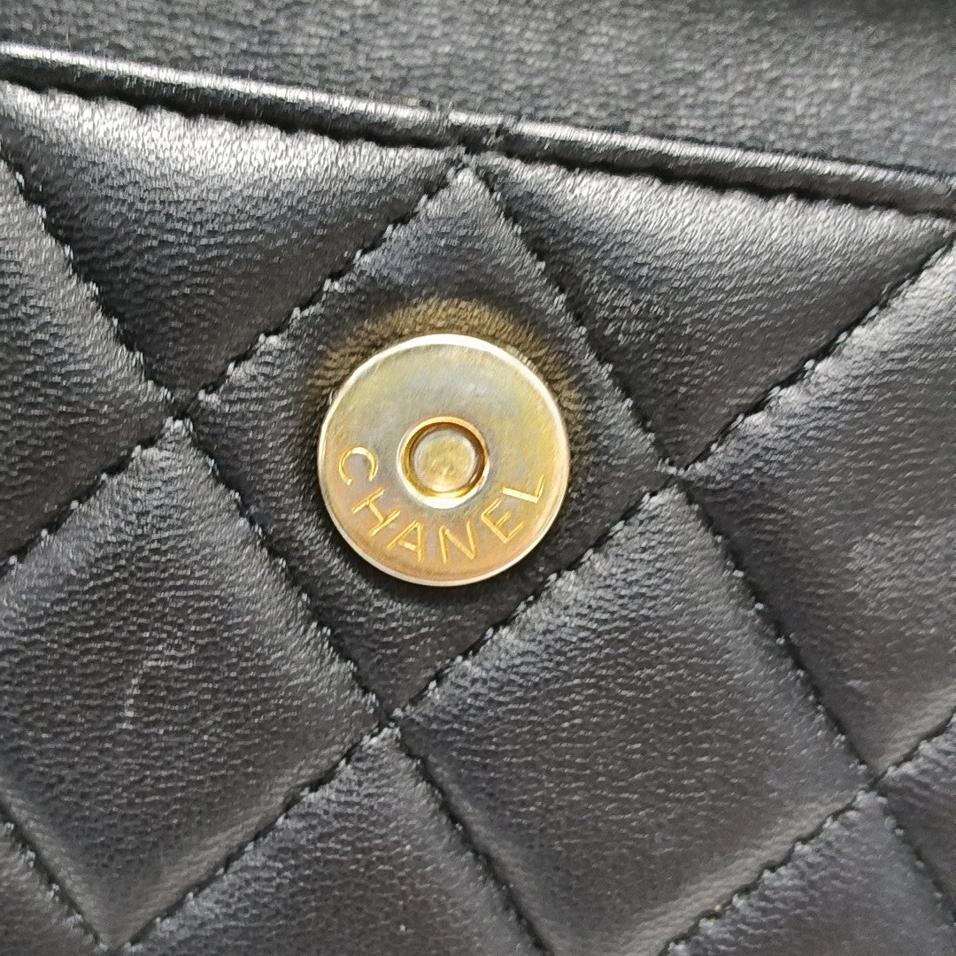 Quilted Lambskin Black