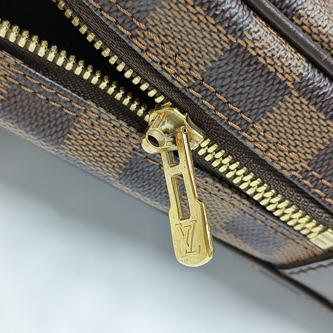 PORTE-DOCUMENTS Damier Ebene Coated Canvas Brown