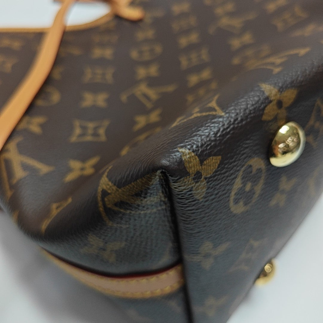 CARRYALL PM Monogram Coated Canvas Brown