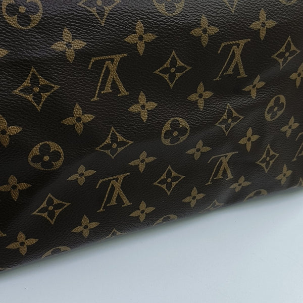SPEEDY 30 Monogram Coated Canvas Brown