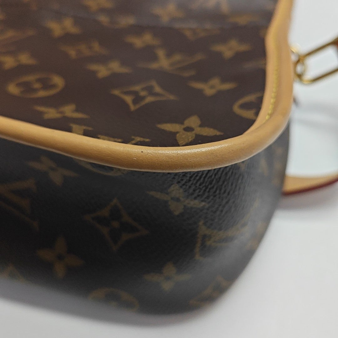 DIANE Monogram Coated Canvas Brown
