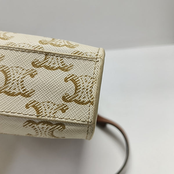 CABAS CELINE Mini Coated Canvas White