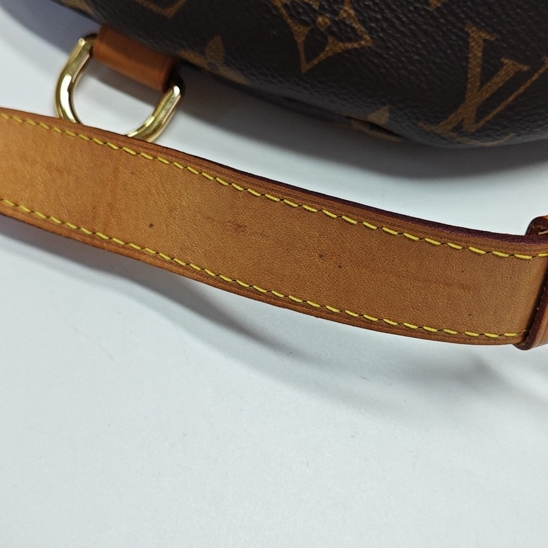 BUMBAG Monogram Coated Canvas Brown