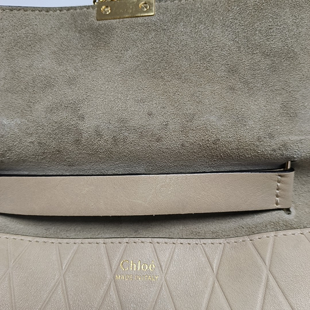 Drew Medium Calfskin Beige