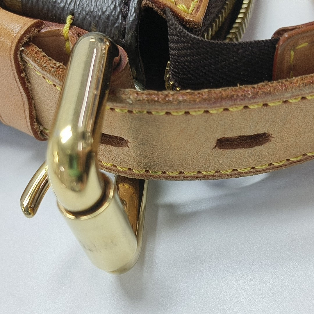 TULUM GM Monogram Coated Canvas Brown