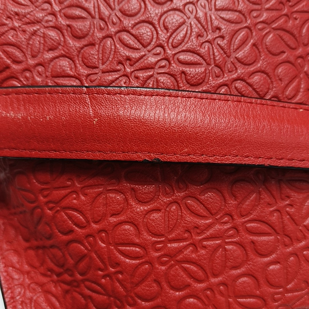 Avenue Monogram Calfskin Red