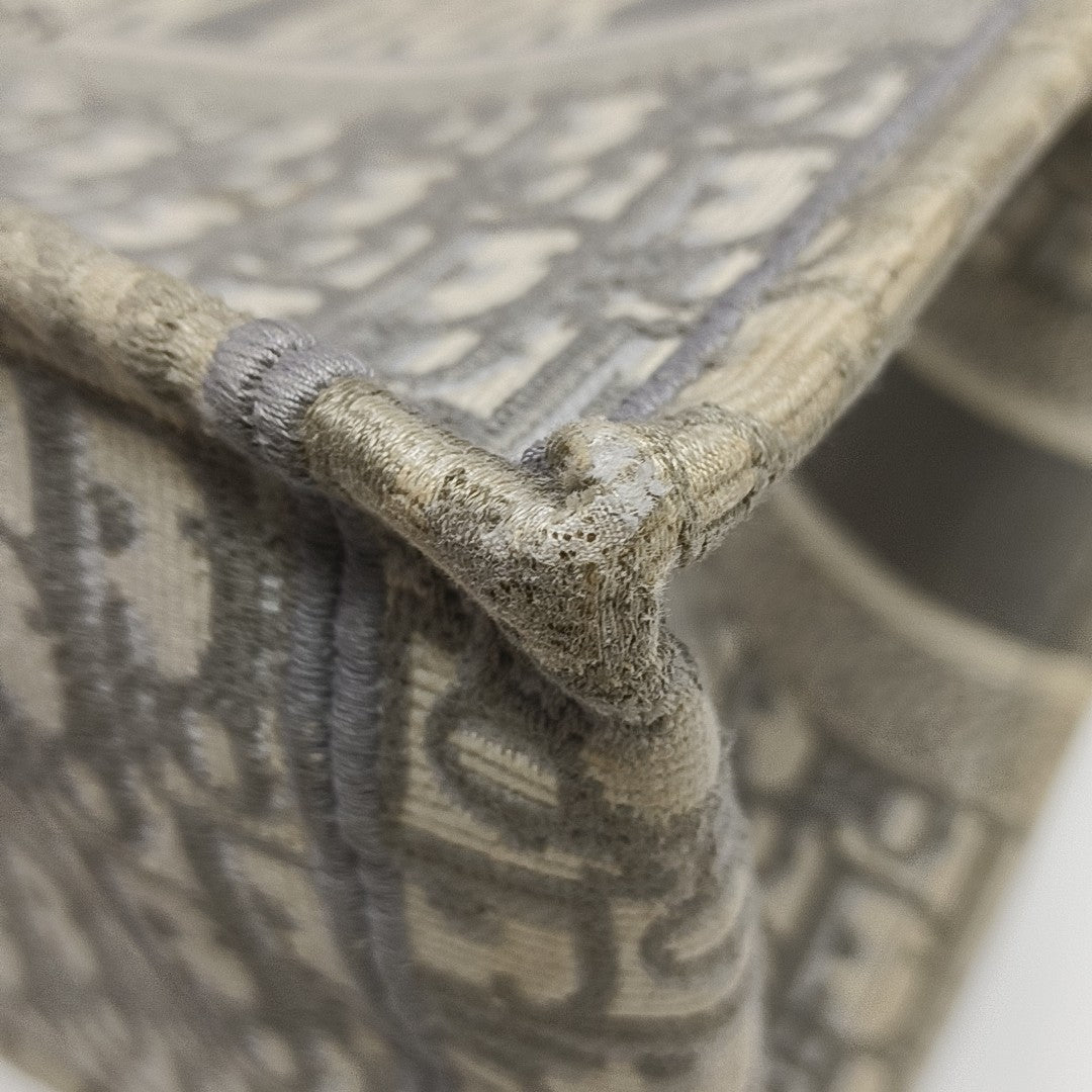 Book Tote Medium Oblique Canvas Gray