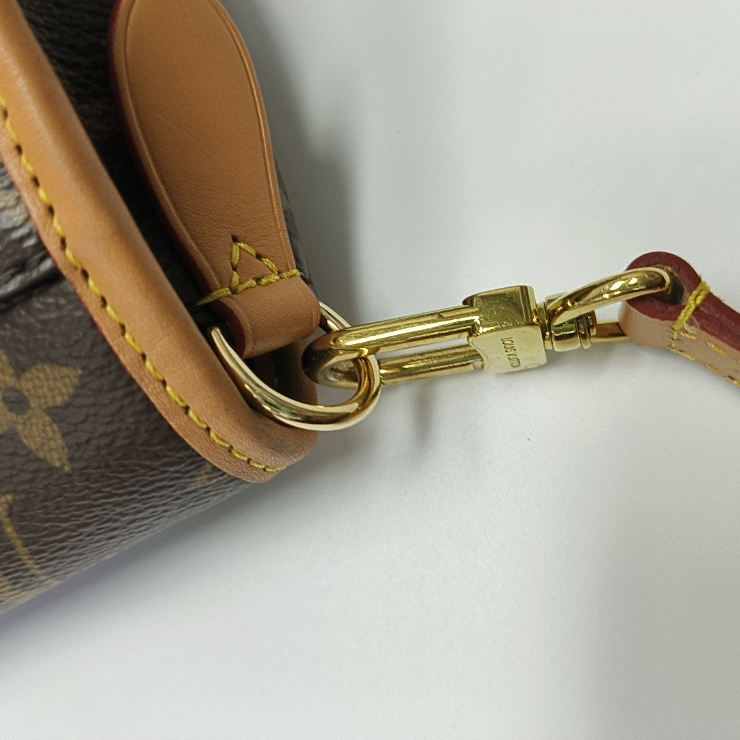 DIANE Monogram Coated Canvas Brown