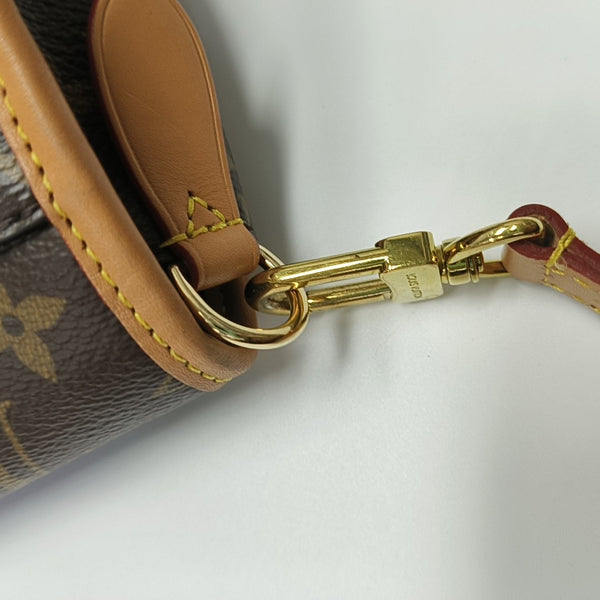 DIANE Monogram Coated Canvas Brown