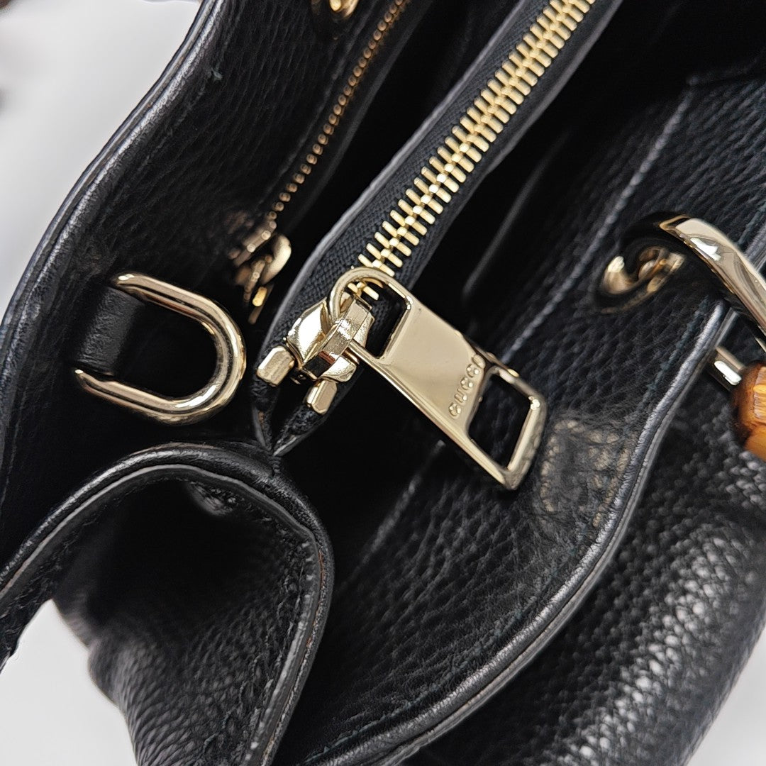 Bamboo 1947 Medium Calfskin Black