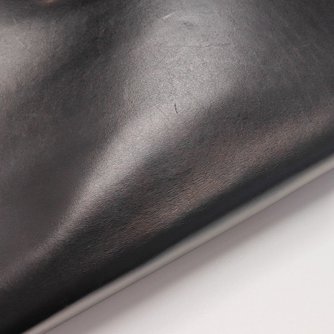 Leather Shoulder Bag Black
