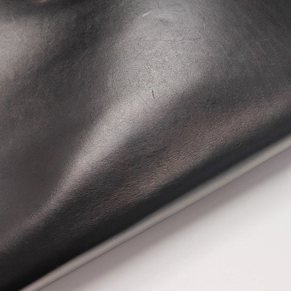 Leather Shoulder Bag Black