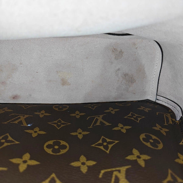 NÉONOÉ MM Monogram Coated Canvas Brown