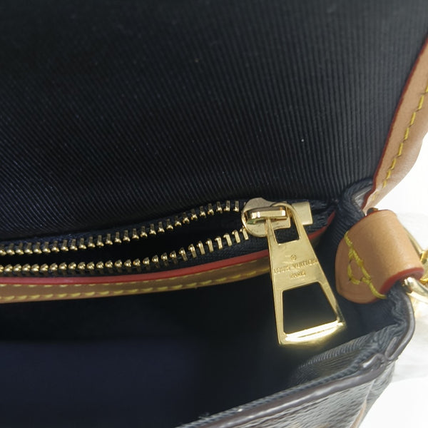 DIANE Monogram Coated Canvas Brown