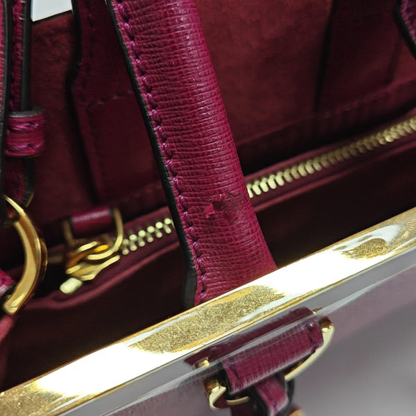 2 Jours Medium Calfskin Purple