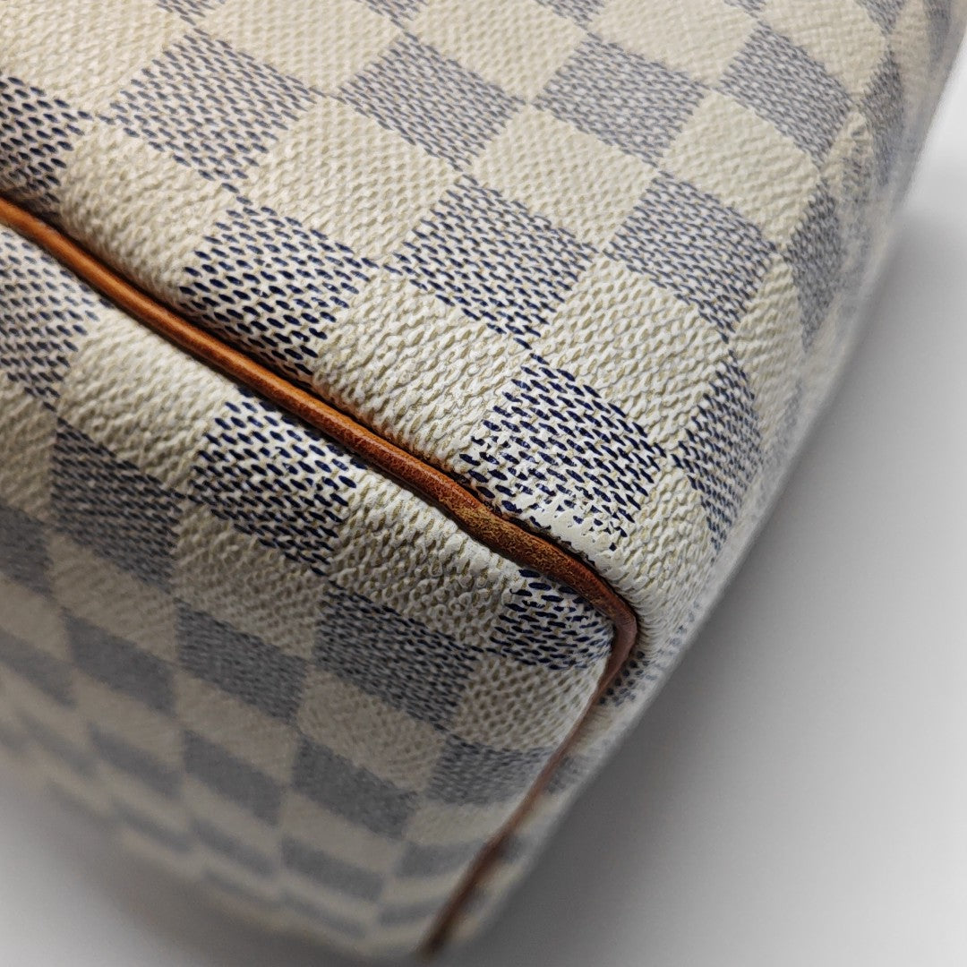 SPEEDY 30 Lona Damier Azur Revestida Blanca