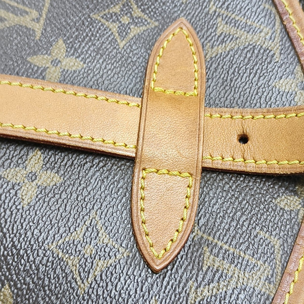 SAUMUR 30 Monogram Coated Canvas Brown