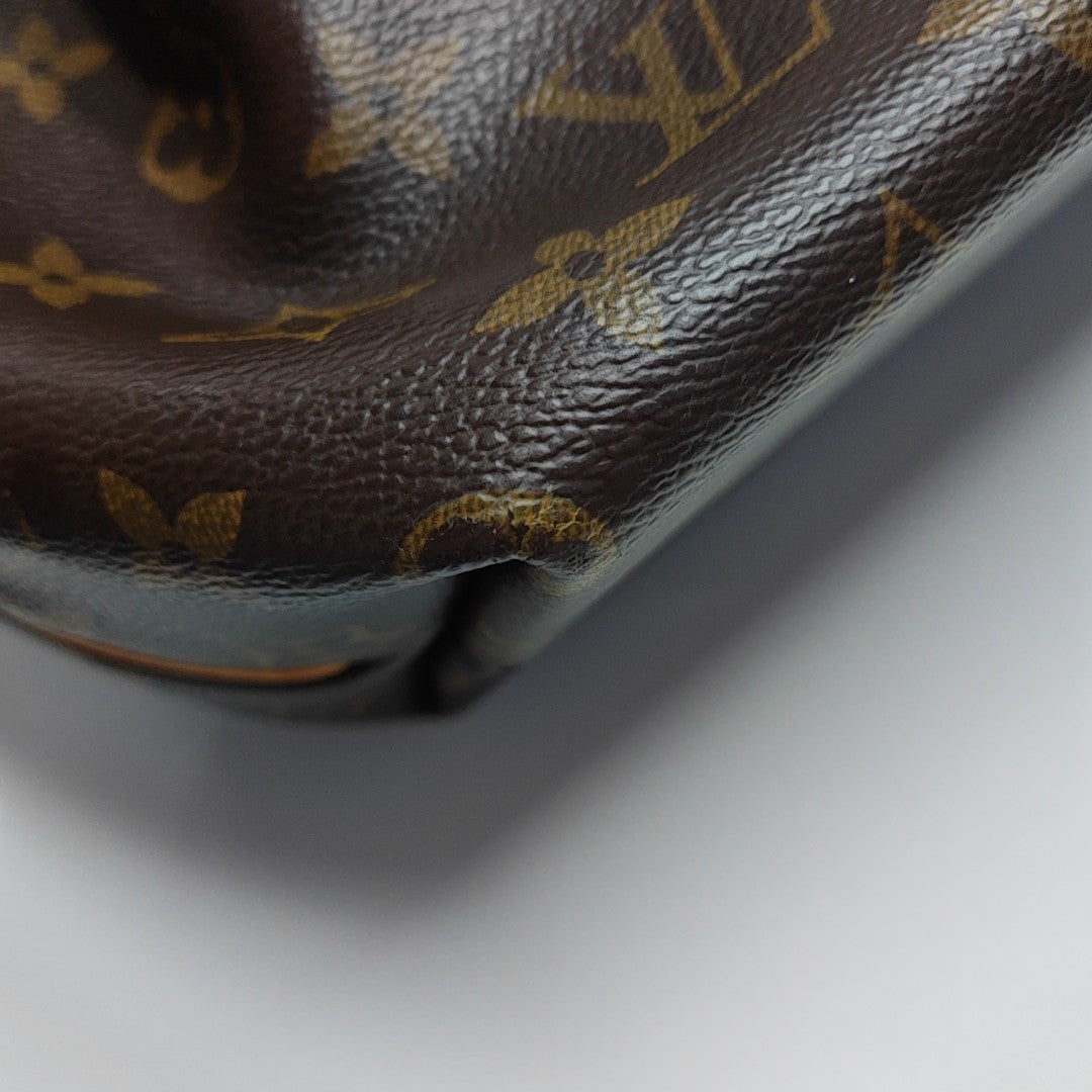 TURENNE Monogram Coated Canvas Brown