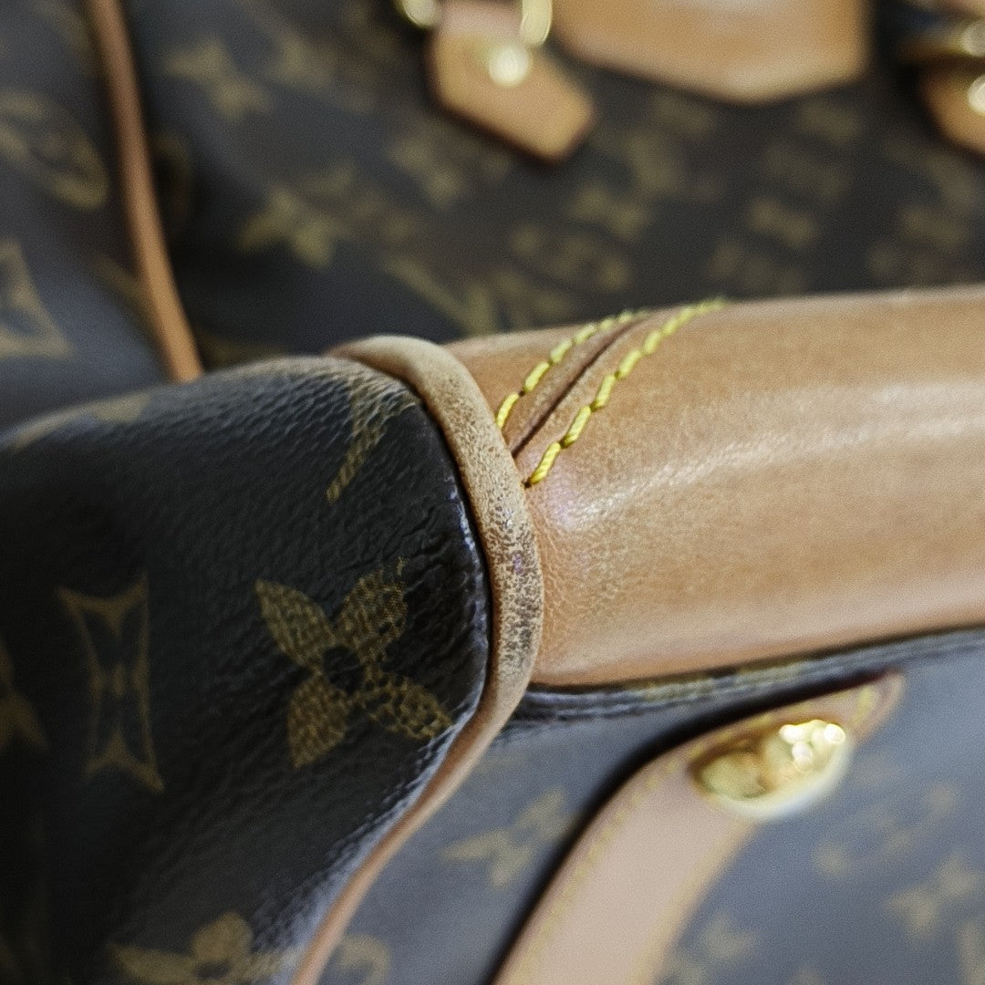 RETIRO NM Monogram Coated Canvas Brown
