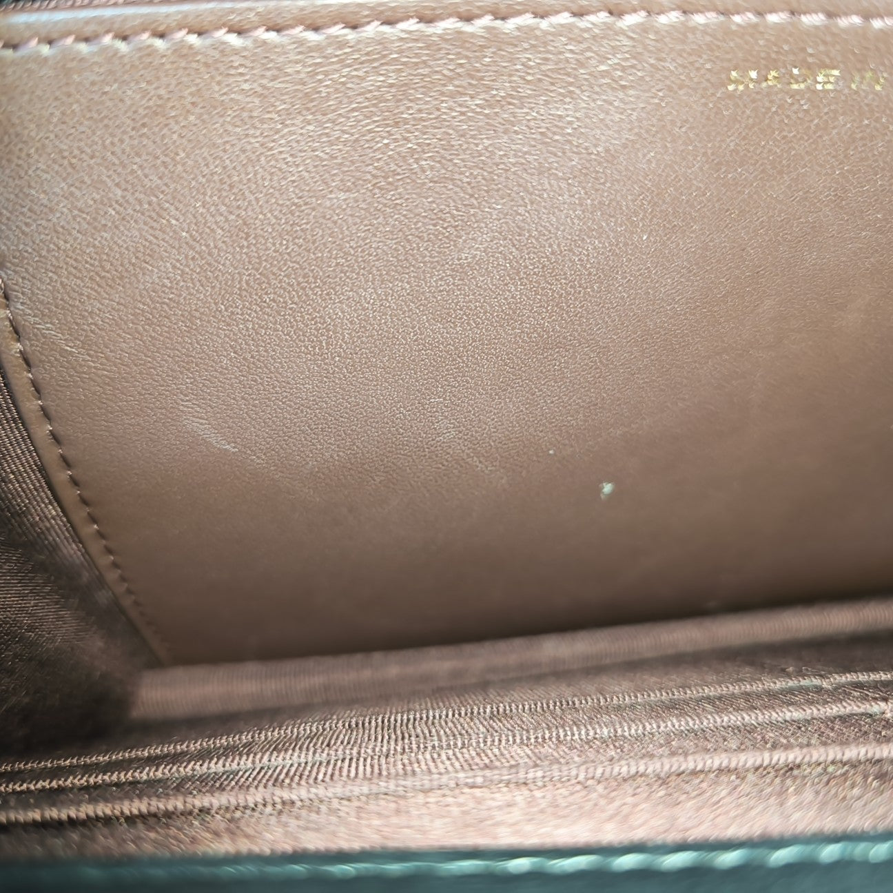 WOC Quilted Lambskin Black