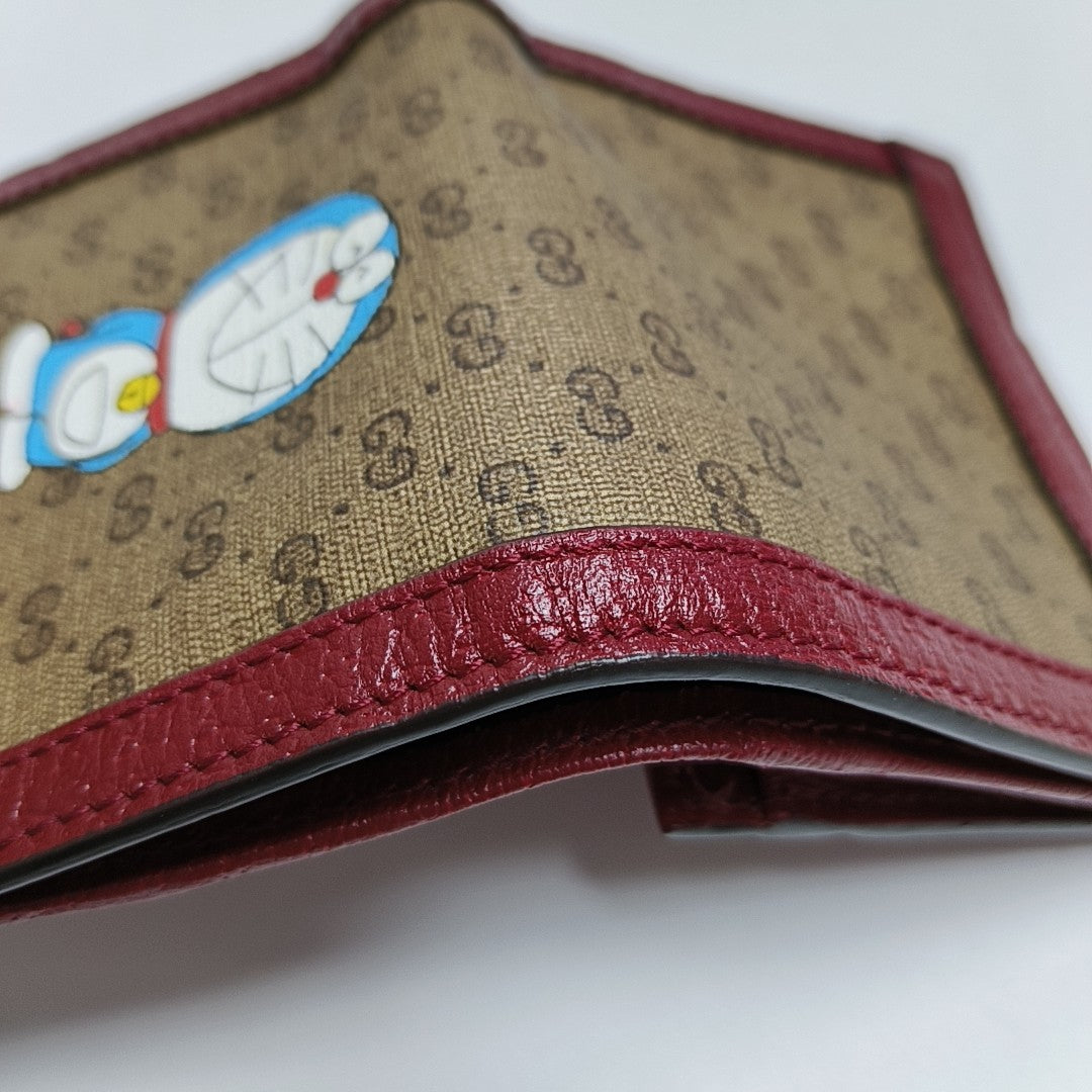 Doraemon X Gucci Coated Canvas Multicolor Wallet