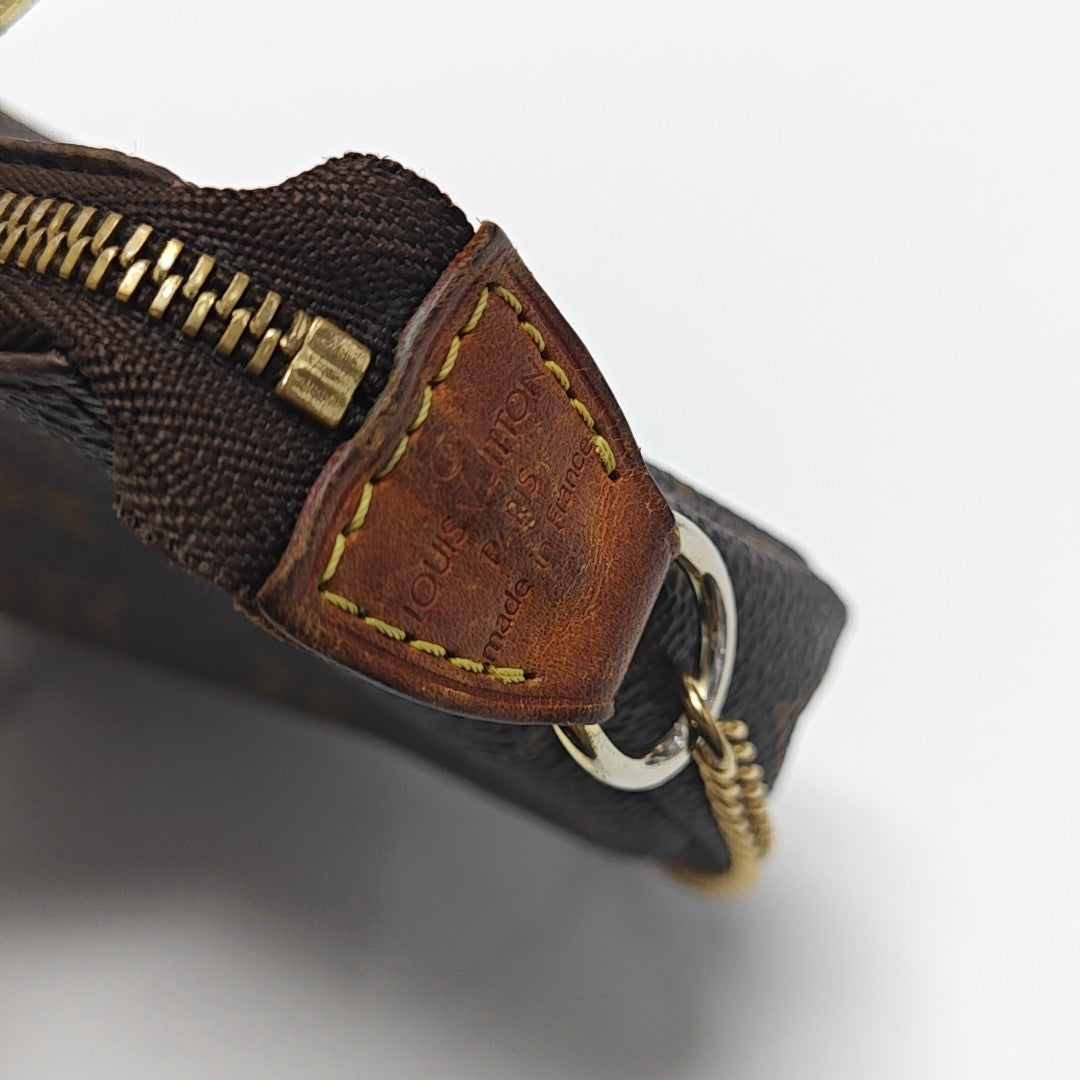 ACCESSOIRES Mini Monogram Coated Canvas Brown