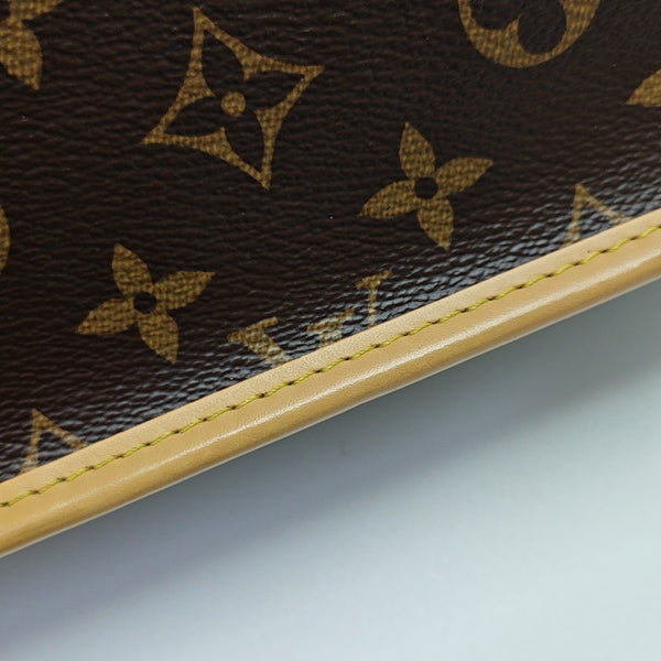 DIANE Monogram Coated Canvas Brown