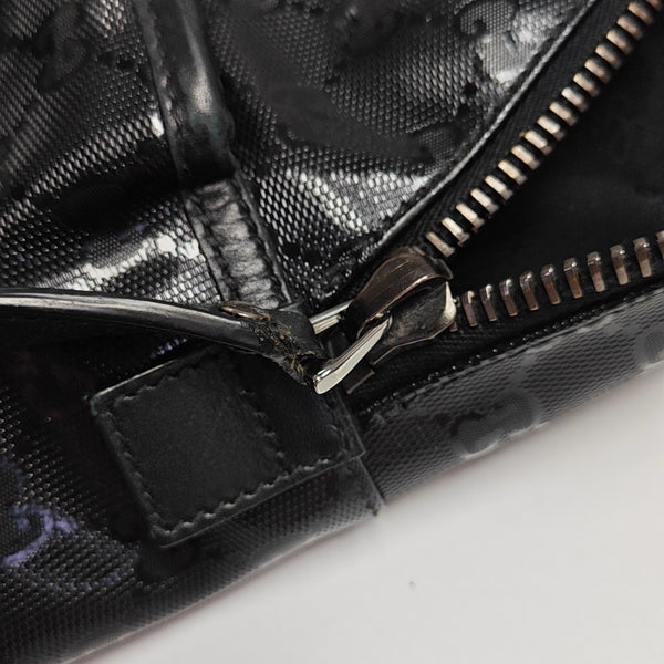 Signature Monogram Coated Canvas Black