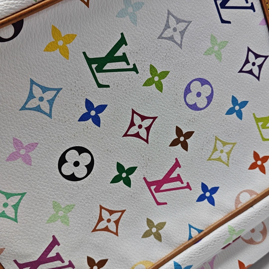 LV × TM RITA Monogram Coated Canvas White