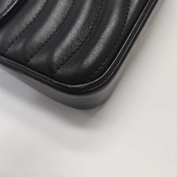 NEW WAVE PM Quilted Calfskin Black