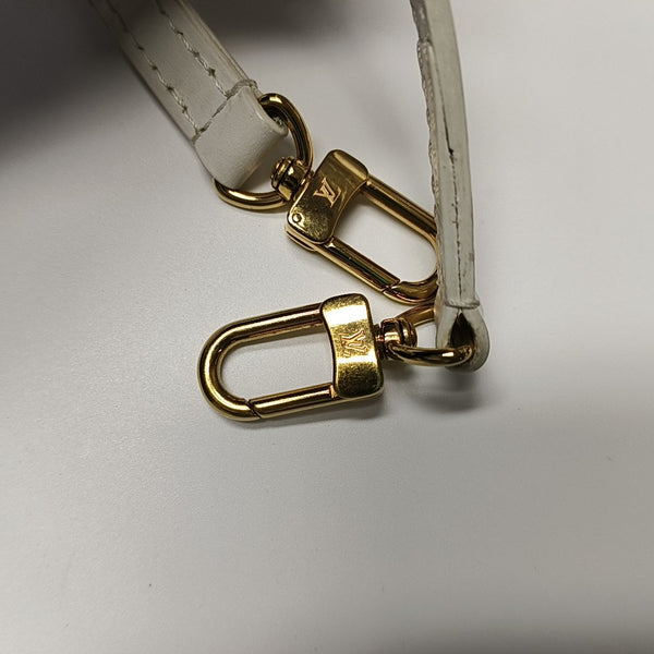 BUCKET Nano Monogram Coated Canvas Brown
