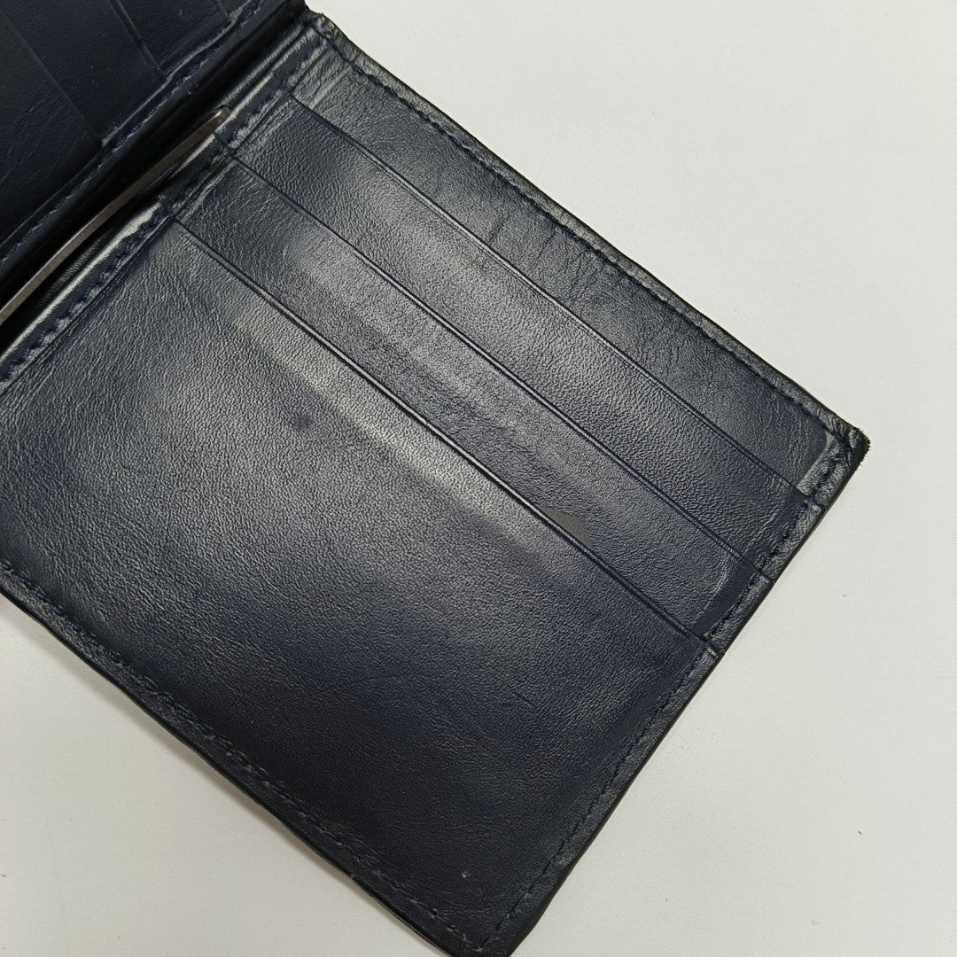 Calfskin Card Holder Blue