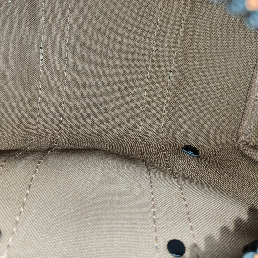 KEEPALL Nano Monogram Coated Canvas Brown