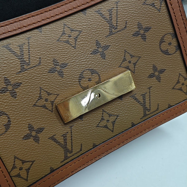DAUPHINE Mini Monogram Coated Canvas Brown