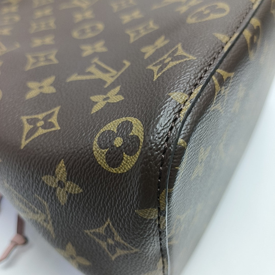 NÉONOÉ MM Monogram Coated Canvas Brown