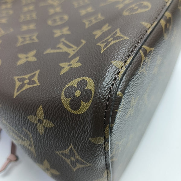 NÉONOÉ MM Monogram Coated Canvas Brown