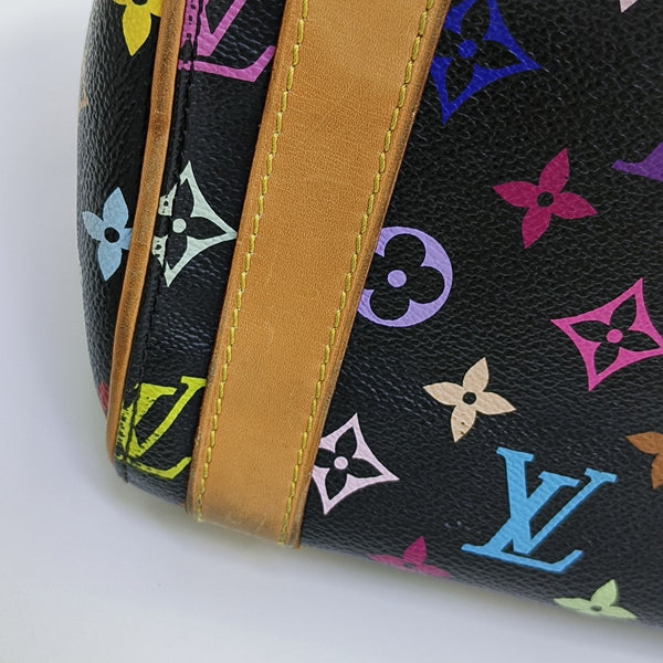 LV × TM PRISCILLA Monogram Coated Canvas Black