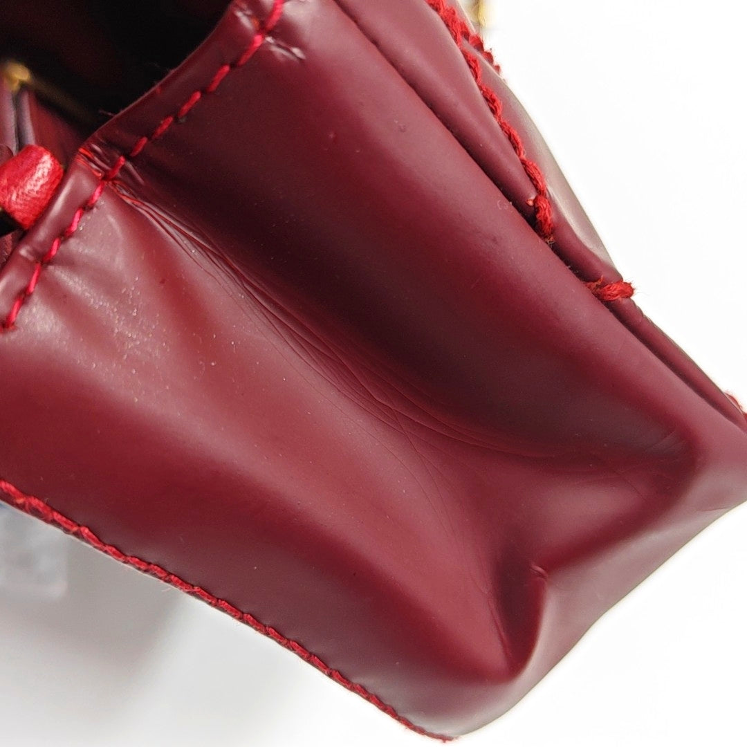 Quilted Calfskin Red