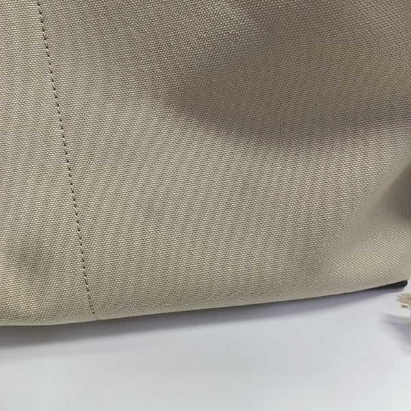Canvas Top Handle Bag Beige