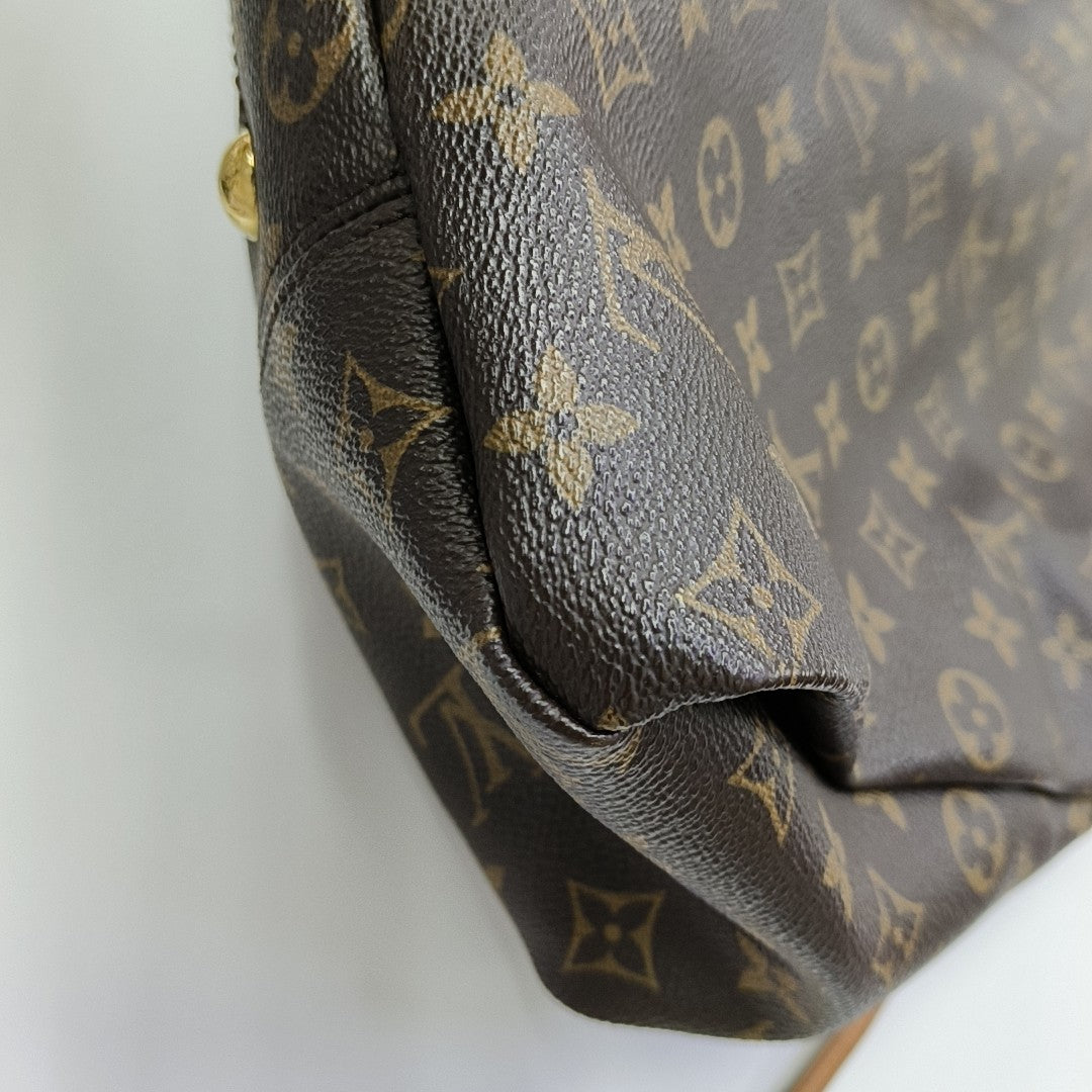 ARTSY MM Monogram Coated Canvas Brown