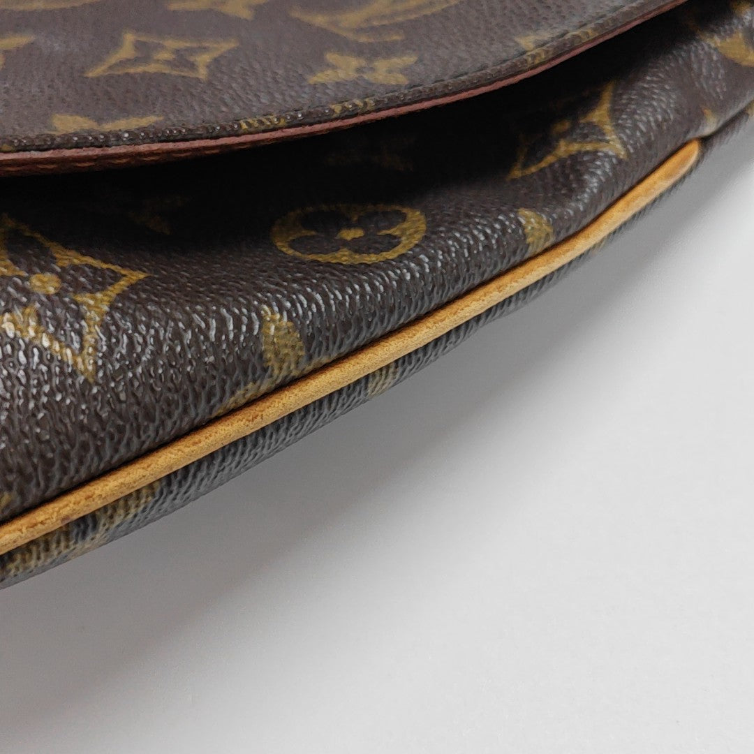 MUSETTE TANGO Monogram Coated Canvas Brown