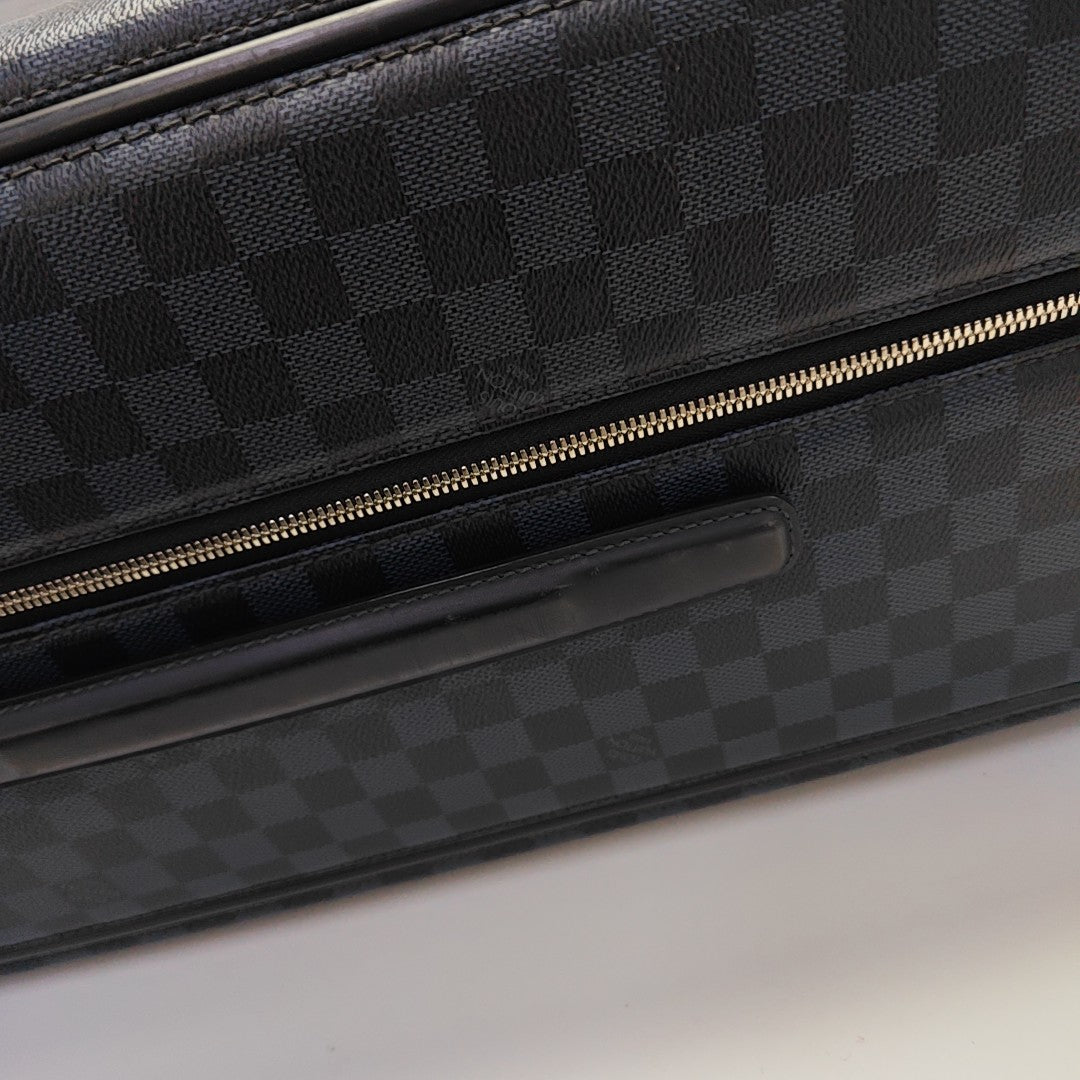 PEGASE 55 Damier Coated Canvas Blue