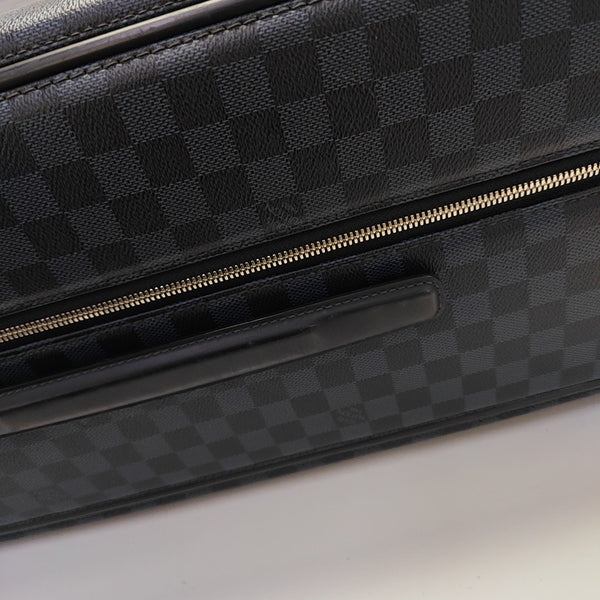 PEGASE 55 Damier Coated Canvas Blue