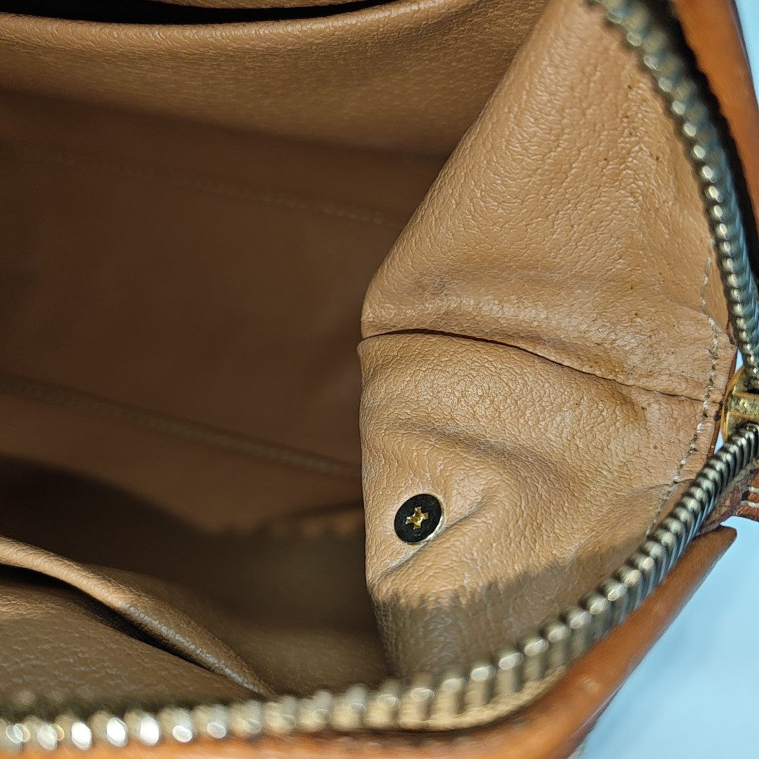 TRIOMPHE CANVAS Small Coated Canvas Brown