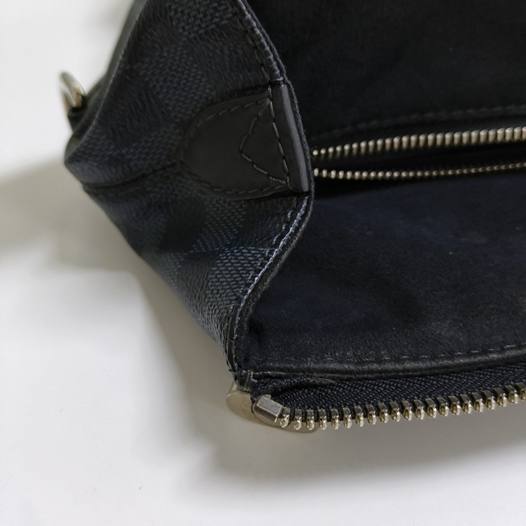 GREENWICH Damier Coated Canvas Blue