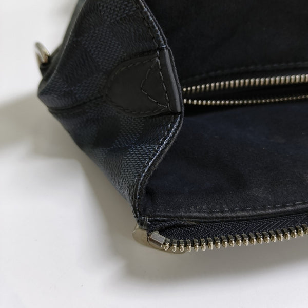 GREENWICH Damier Coated Canvas Blue