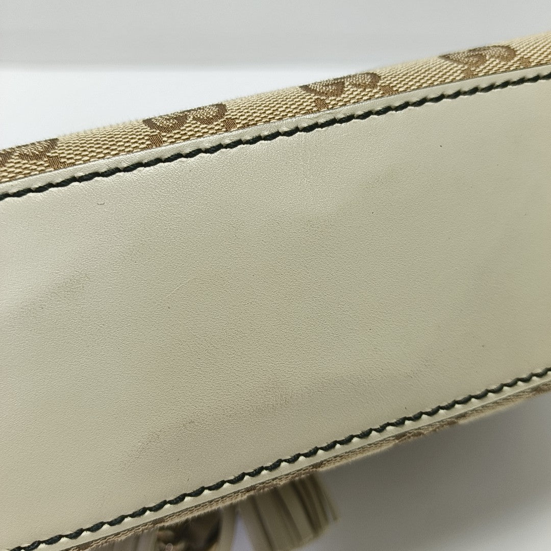 Emily Chain Monogram Canvas Beige