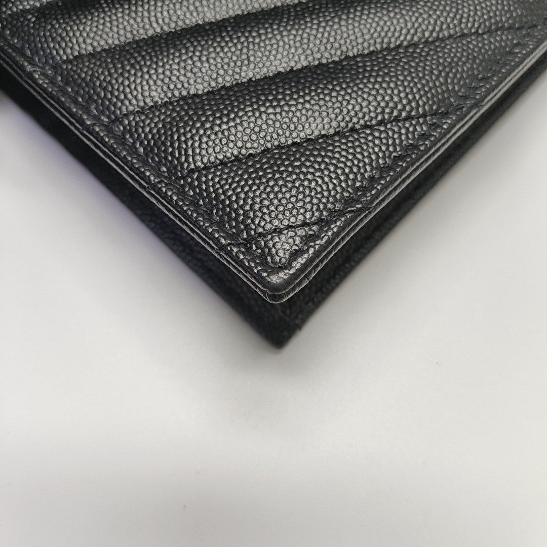 MONOGRAM WOC Chevron Calfskin Black