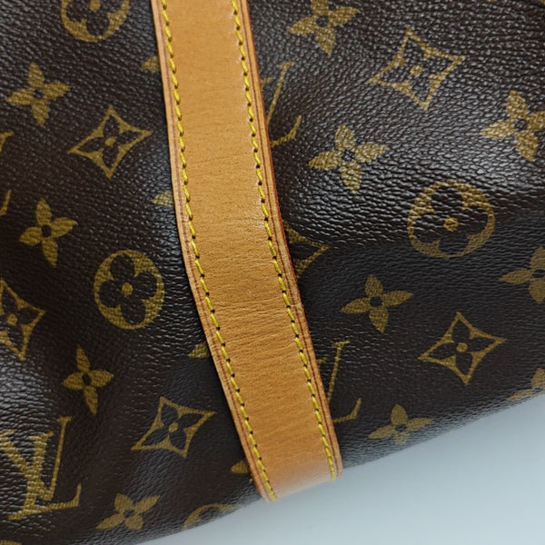 SAC SOUPLE 55 Monogram Coated Canvas Brown