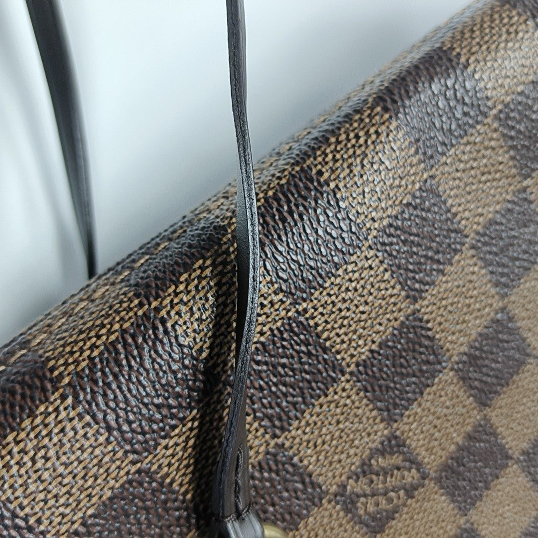 NEVERFULL MM Damier Ebene Coated Canvas Brown
